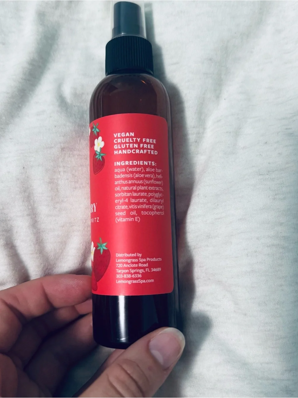 Wild Strawberry Hydrating Body Spray